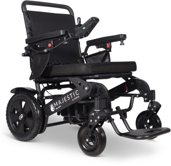 COMFYGO 440 HD Plus Heavy-Duty Opvouwbare Elektrische Rolstoel, 12Ah Li-ion, tot 18km bereik (Bariatrisch Ontwerp)