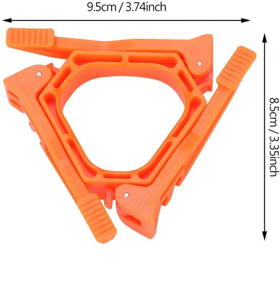 Allecto - Vouwbare Gas Tank Kookstandaard - Tripod voor Camping - Stabiliteit en Veiligheid - Geschikt voor Buiten - Duurzaam en Betrouwbaar van Allecto — afbeelding 2