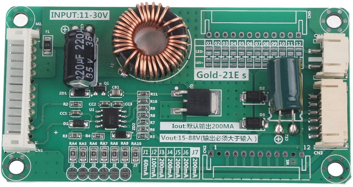 Allecto - Universele LCD TV Driver Module - LED LCD Monitor Backlight Driver - 10th-48 inch - DIY Kit voor Televisies - 11-30V Input