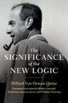 Boekcover 'The Significance of the New Logic' van Willard Van Orman Quine, met een portret van een man met pijp.