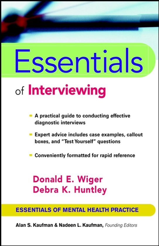 Essentials of Interviewing - cover