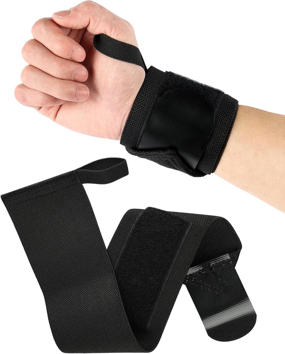 Wrist Straps voor Fitness, Stevige Polssteun en Comfortabele Grip, Ademend Materiaal voor Gewichtheffen en Bodybuilding