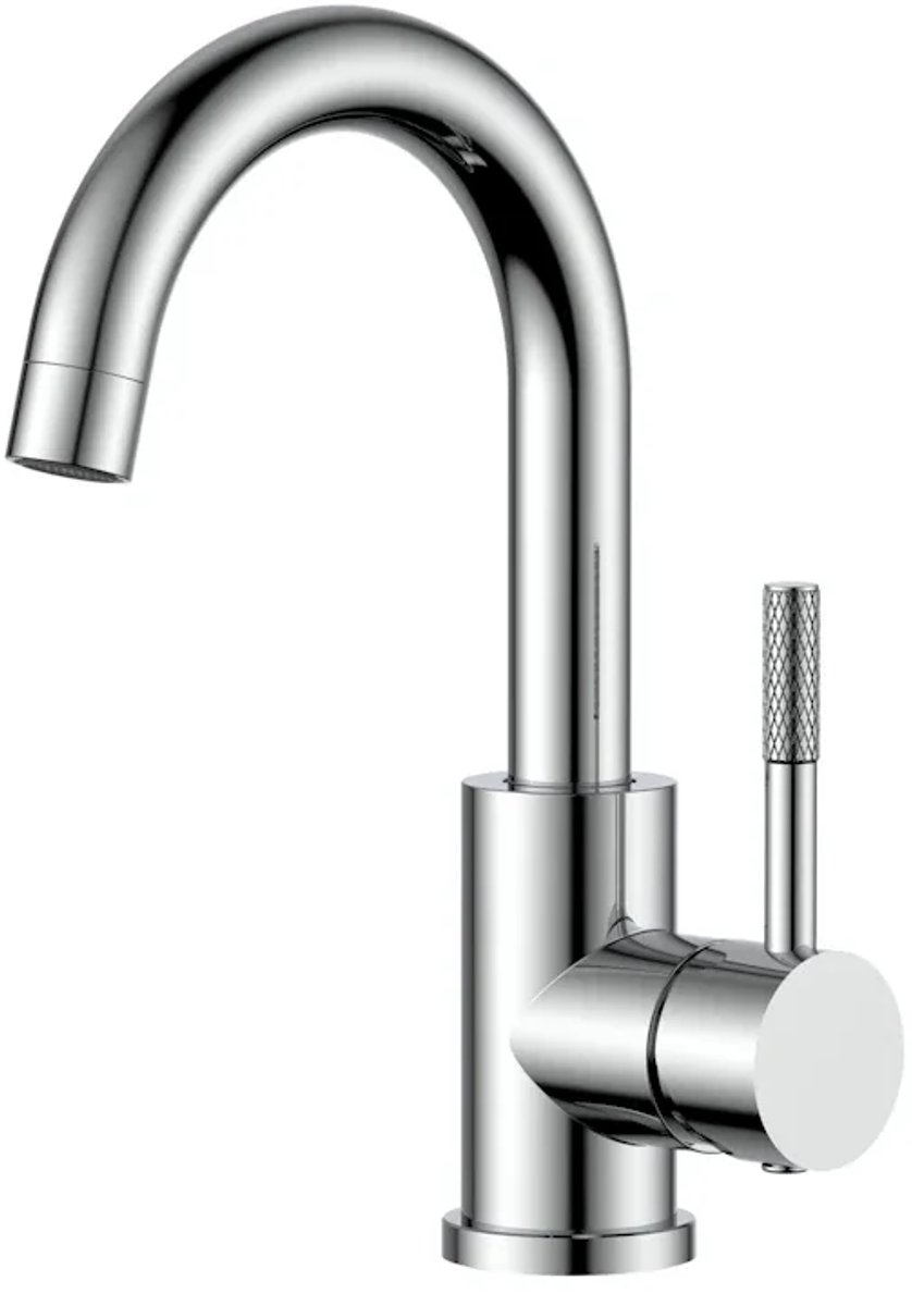 DutchLine - Round S-Grip Wastafelkraan – Chroom