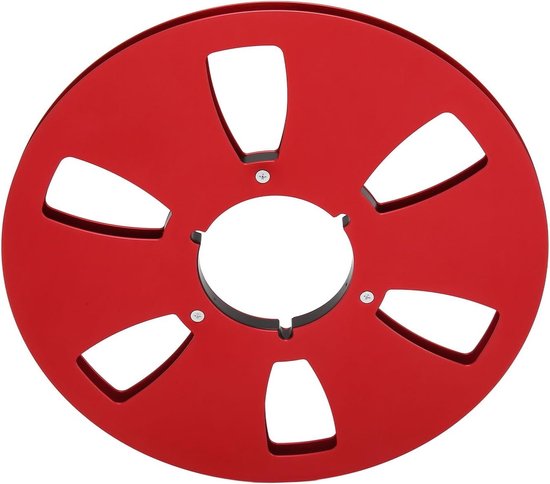 Lege Spoel met 6 Gaten, Laag Geluid 1/4 10.5 Inch Winding Coil voor Reel-to-Reel Tape Speler, RVS Schroeven en Onderdeel van Merkloos — afbeelding 3