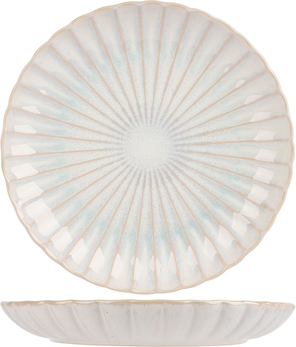 Cosy & Trendy Astera Pure Plat bord 27,4 cm - Set van 4 stuks