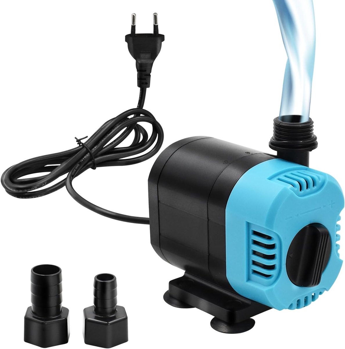 SnelShoppen - Submersibele Waterpomp 1200 L/h, 15 W, Ultra Stille Waterfontein Pomp, Waterdicht IPX8, Verstelbare Kleine Vijverpomp voor Visvijvers, T