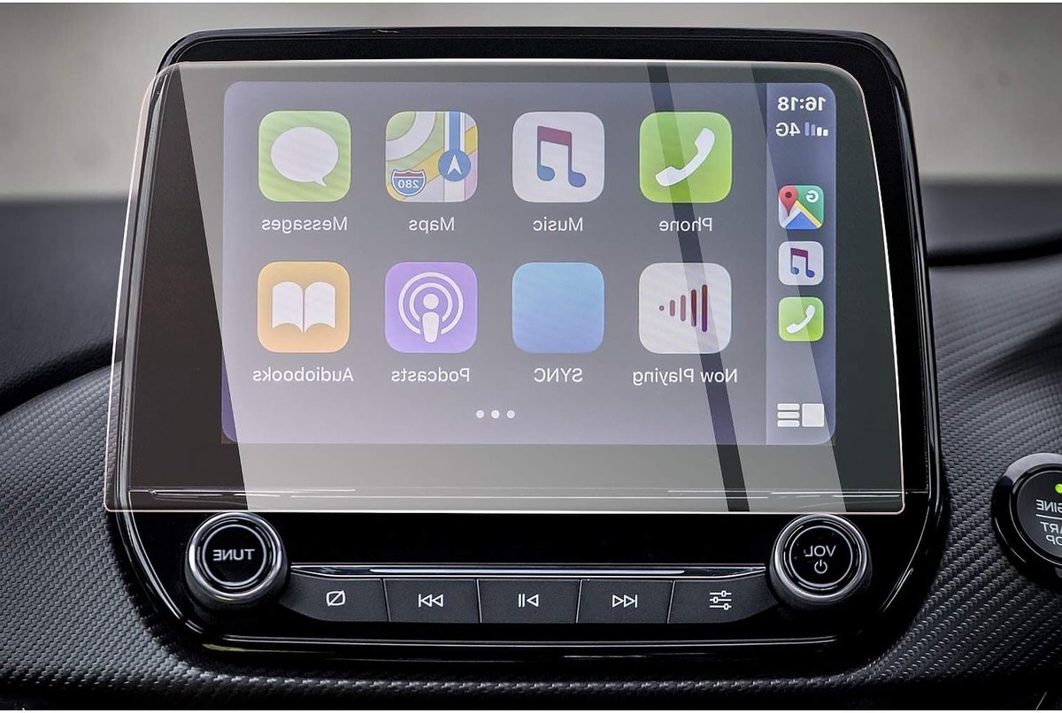 Navigatie Glazen Schermbeschermer voor Ford Puma en Kuga 2020-2024, 9H Krassenbestendig, Anti-Vingerafdruk, 8 Inch GPS Accessoires voor Auto