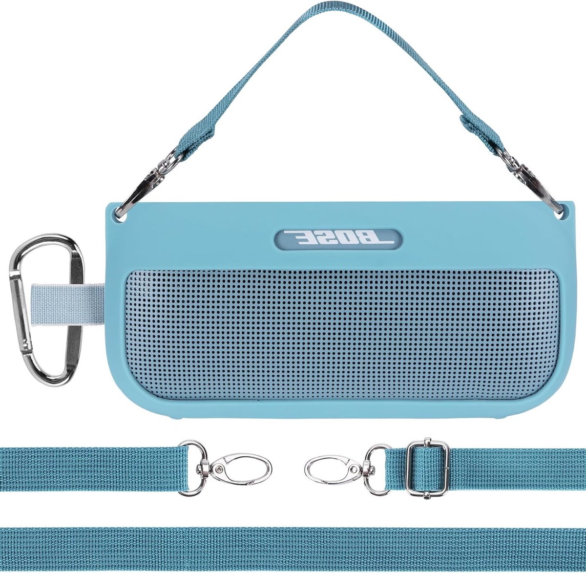 Siliconen hoes voor Bose SoundLink Flex Bluetooth speaker - Draagbare bescherming in blauw, waterdicht en schokbestendig