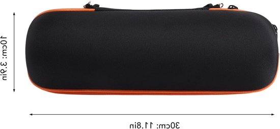 Draagtas voor Draagbare Speaker, Waterdicht en Schokbestendig met Schouderband voor Reizen, 30 x 10 x 10 cm — afbeelding 2