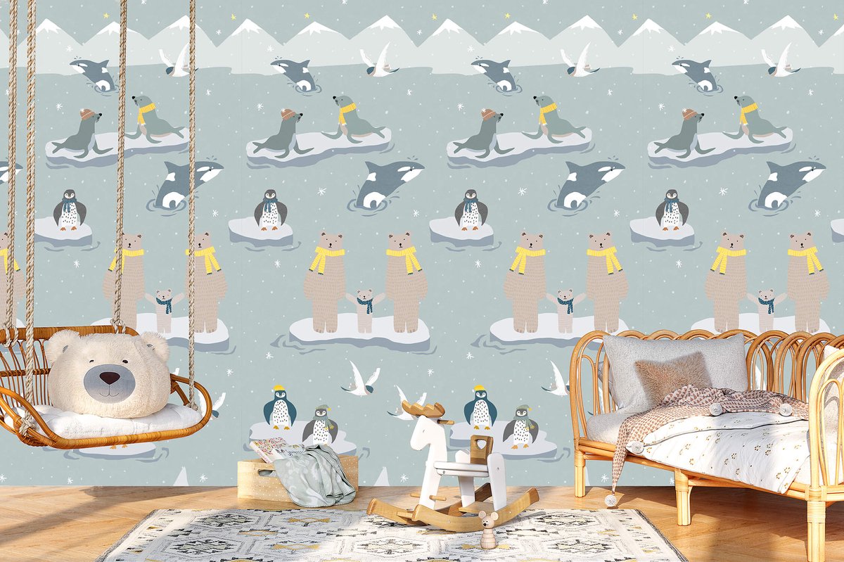 INGK Kinderbehang - Olive & Noah - Winterworld
