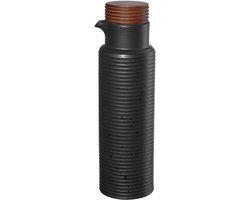 ASA Selection azijn- en oliefles Black, porselein, matzwart, 400 ml, 23380190