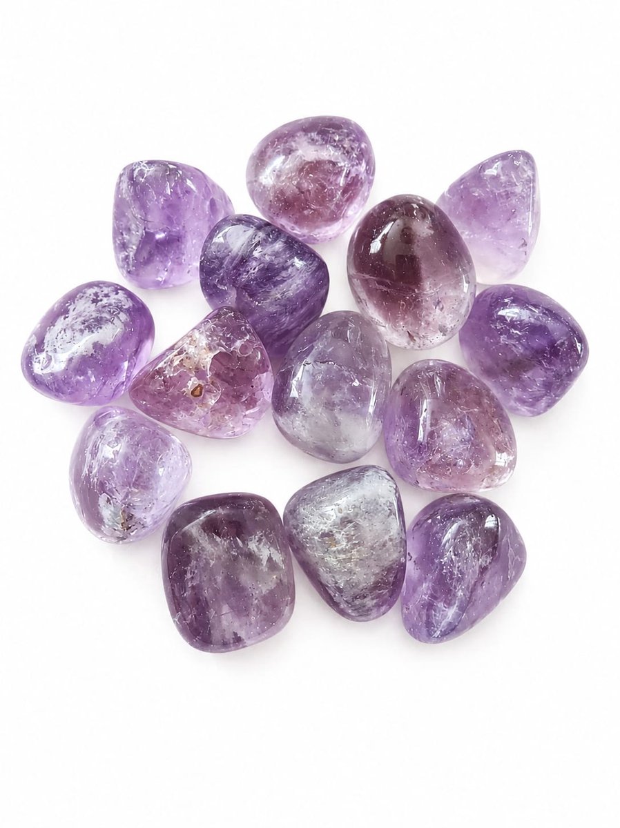 Amethist Edelstenen 9-13 gram met Intuitiekaart
