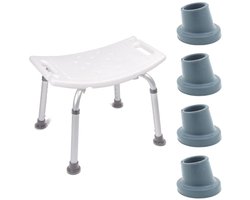 Dailygoody – Vervanging Grote Gebaseerde Hoekige Metalen Hulzen – Duurzaam – Grijs – Rubber Voetdoppen – Ideaal voor Bad en Douche Krukken – 25mm Dailygoody – Vervanging Grote Gebaseerde Hoekige Metalen Hulzen – Duurzaam – Grijs – Rubber Voetdoppen – Ideaal voor Bad en Douche Krukken – 25mm