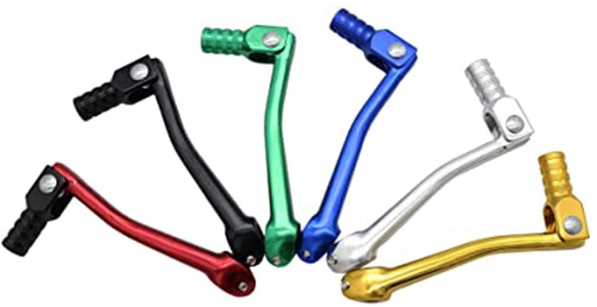 Dailygoody - Versnellingshendel - Aluminium - Opvouwbaar - Rood - Schakelhendel - Geschikt voor TG-R 250 Bo-sel J1 J2 C-heetah T4 motorcross - Hoogwaa