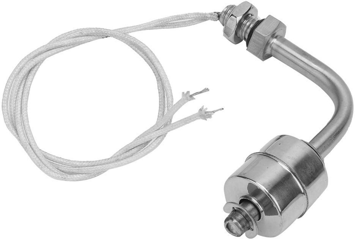 Dailygoody - Rvs Vloeistof Waterniveausensor - Vlotterschakelaar - Voor Zwembad - 75mm - Betrouwbaar en nauwkeurig - Geschikt voor diverse vloeis