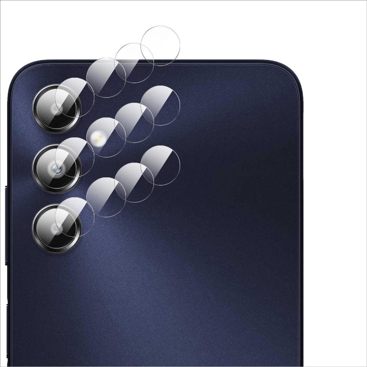 Dailygoody - Ultradunne Cameralensbeschermer - HD Gehard Glas - Perfecte Bescherming - 4-pack - Compatibel met Samsung Galaxy A16 - Optimale Beveiligi...
