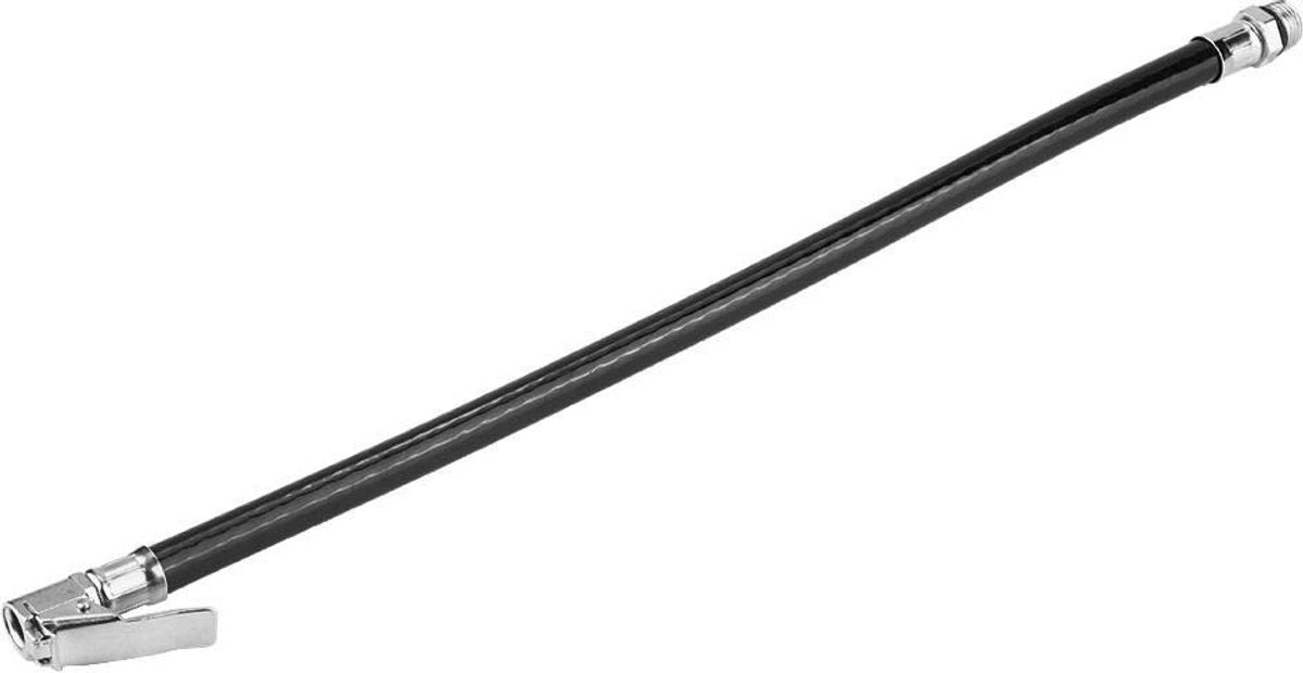 Dailygoody - Car Tire Gauge - Verbeterde luchtpomp - 31 cm slang - Universele aansluiting - Geschikt voor auto en motor - Zwart en goud