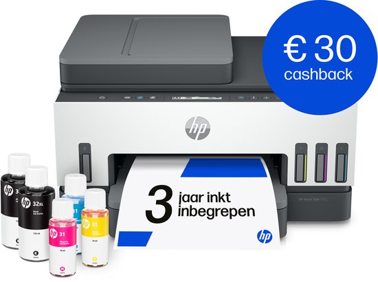 HP Smart Tank 7305 - All-in-One Printer - Inclusief tot 3 jaar inkt - Grijs