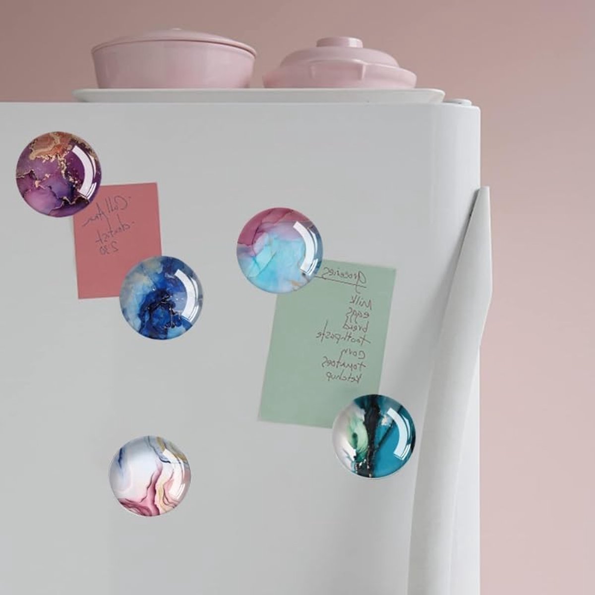 MTTProducts - Fridge Magnets - Decoratieve Magneten - Elegante uitstraling - 20 stuks - Kleurvol 3D ontwerp - Geschikt voor koelkast en whiteboard - Se... — cadeau in Wonen & Interieur - foto 2
