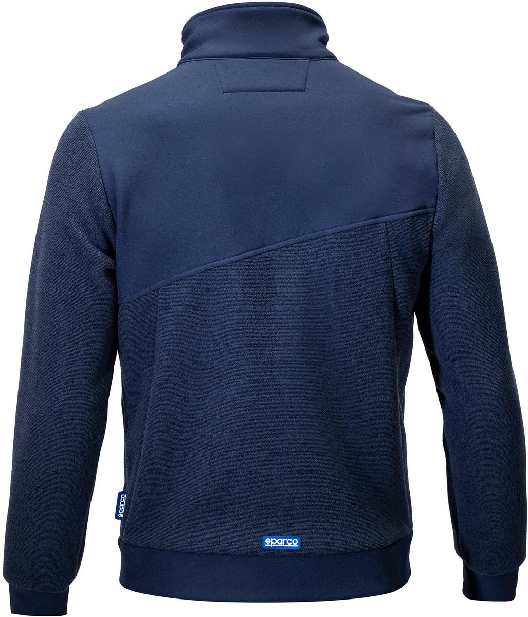 Sparco Teamwork - Fleece Vest Crestone Sweater - Grijs/Marineblauw