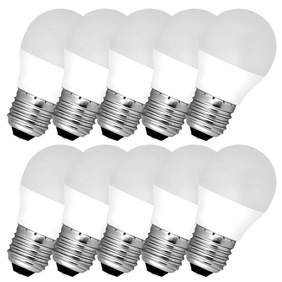 Kwazar Luminaire 10-pack LED-lamp 8W A60 warmwit gloeilamp E27 lamp Milk 640 lm LED-lamp IP20