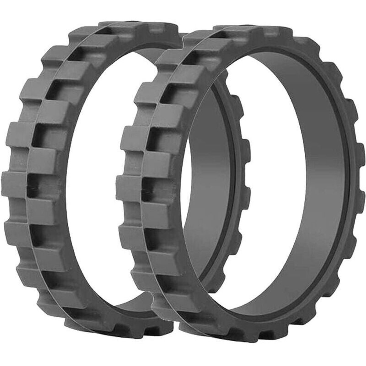Vervangende banden/rubberonderdelen geschikt voor Roomba 500, 600, 700, 800, 900, e, i en S modellen. Vervangbare zijwielen geschikt voor robots.