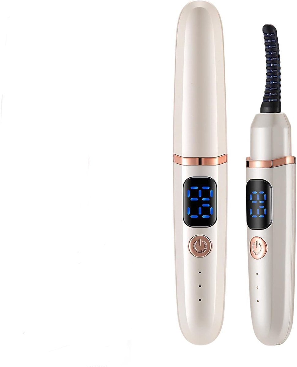 carmdering - Verwarmde Wimperkruller - Elektrische Wimpertang - Beauty Tool - Snelle Opwarming - Intelligente Temperatuurregeling - Legering - Ergonomisch Ontwerp - Veilig Voor Ogen - 1 Stuk