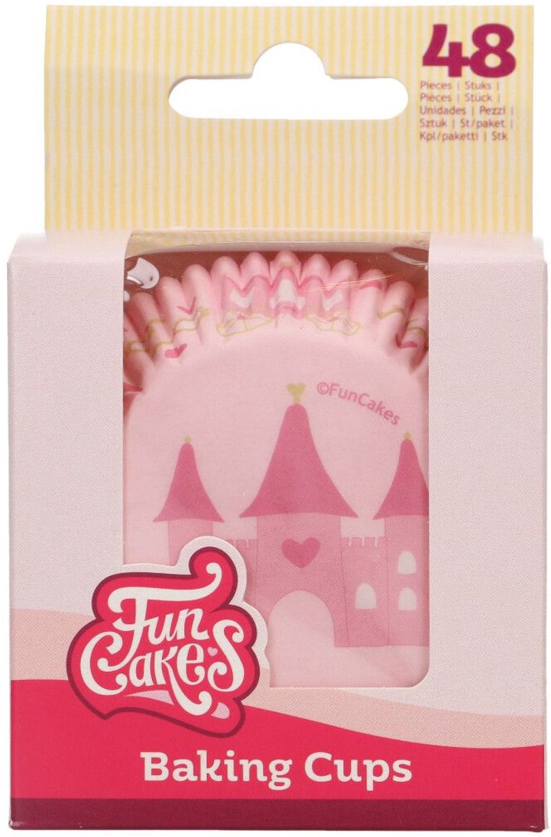 FunCakes Baking Cups - Prinses - 48 Stuks - Cupcake Vormpjes Papier