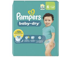 2x Pampers Baby Dry Luiers Maat 6 (13-18kg) 33 stuks