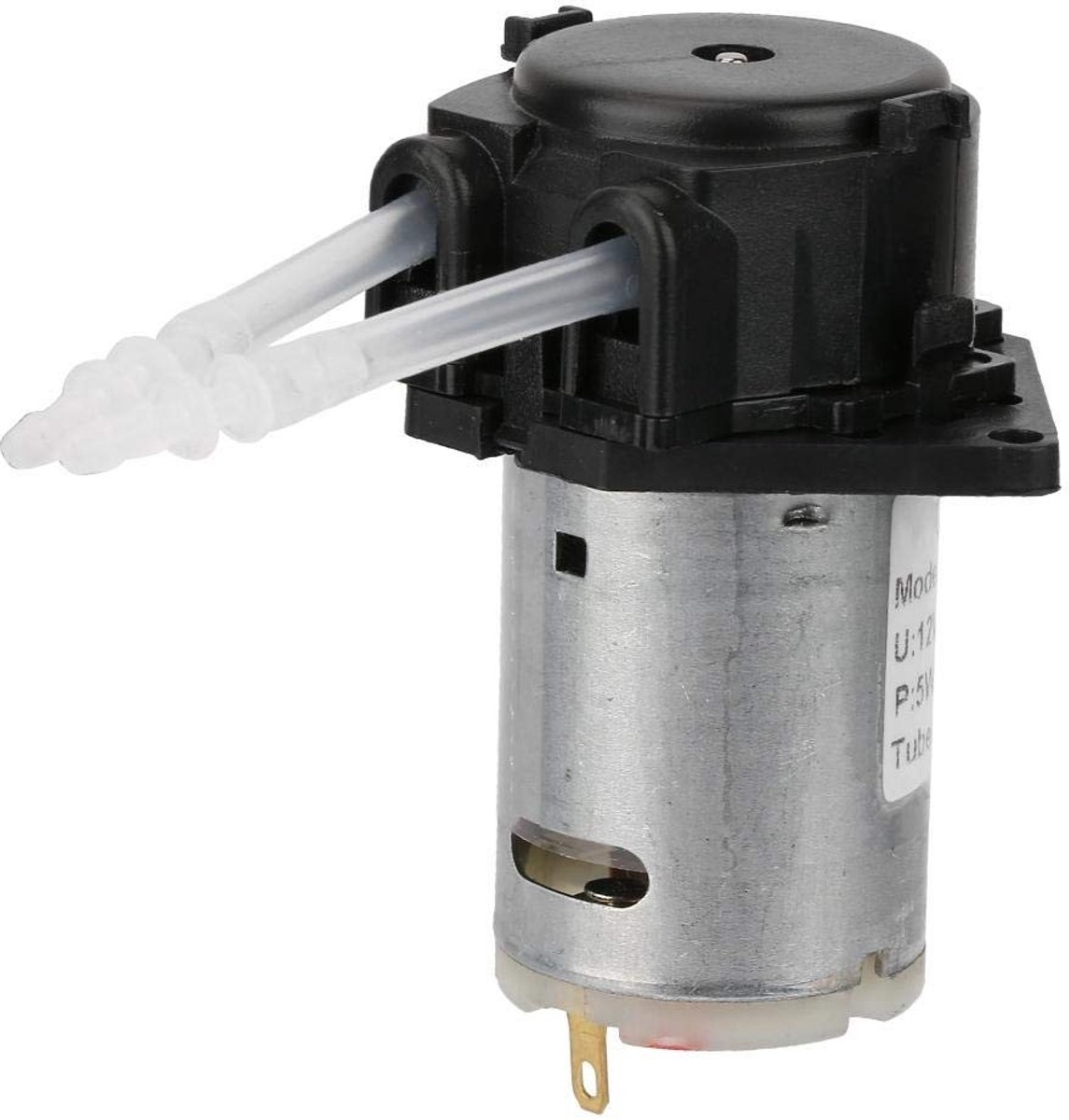 Dailygoods - Microdosing Pomp - 12V DC Peristaltische Pomp - Zelfaanzuigend en Onderhoudsvriendelijk - Voor Chemische Analyse - Hoogwaardige Prestatie