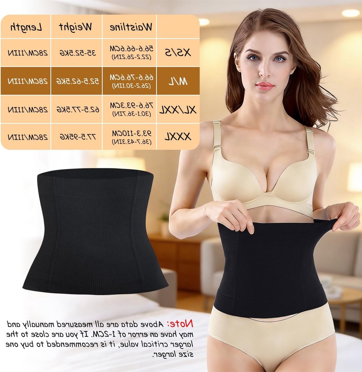 Postpartum buikband voor vrouwen, naadloze tailletrainer, ademend korset en figuurcorrigerende shapewear voor een slanker figuur