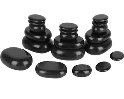 Set van 20 Basalt Massage Stones voor Professionele Hotstone Massage en Ontspanning in de Spa en Thuis