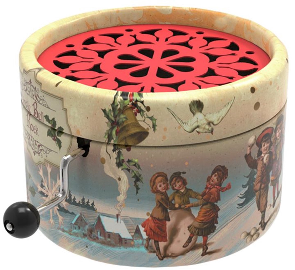Belle Lurette muziekdoos Rondo35 muziekje Vintage Christmas Jingle Bell Rock.