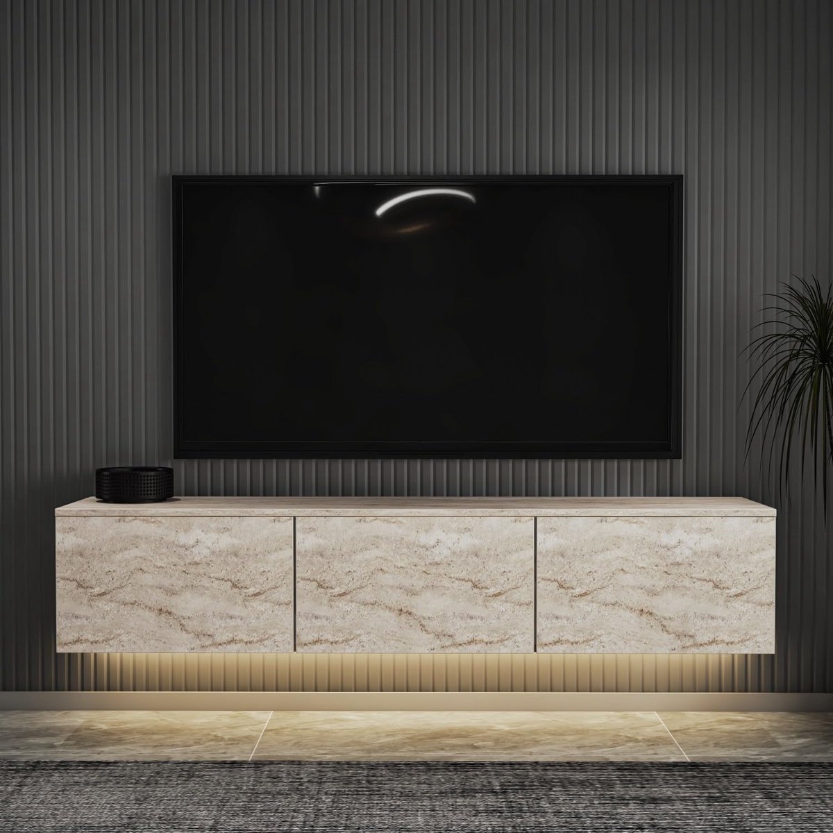 AVYERO Lume - TV Meubel - 160 cm - Silves