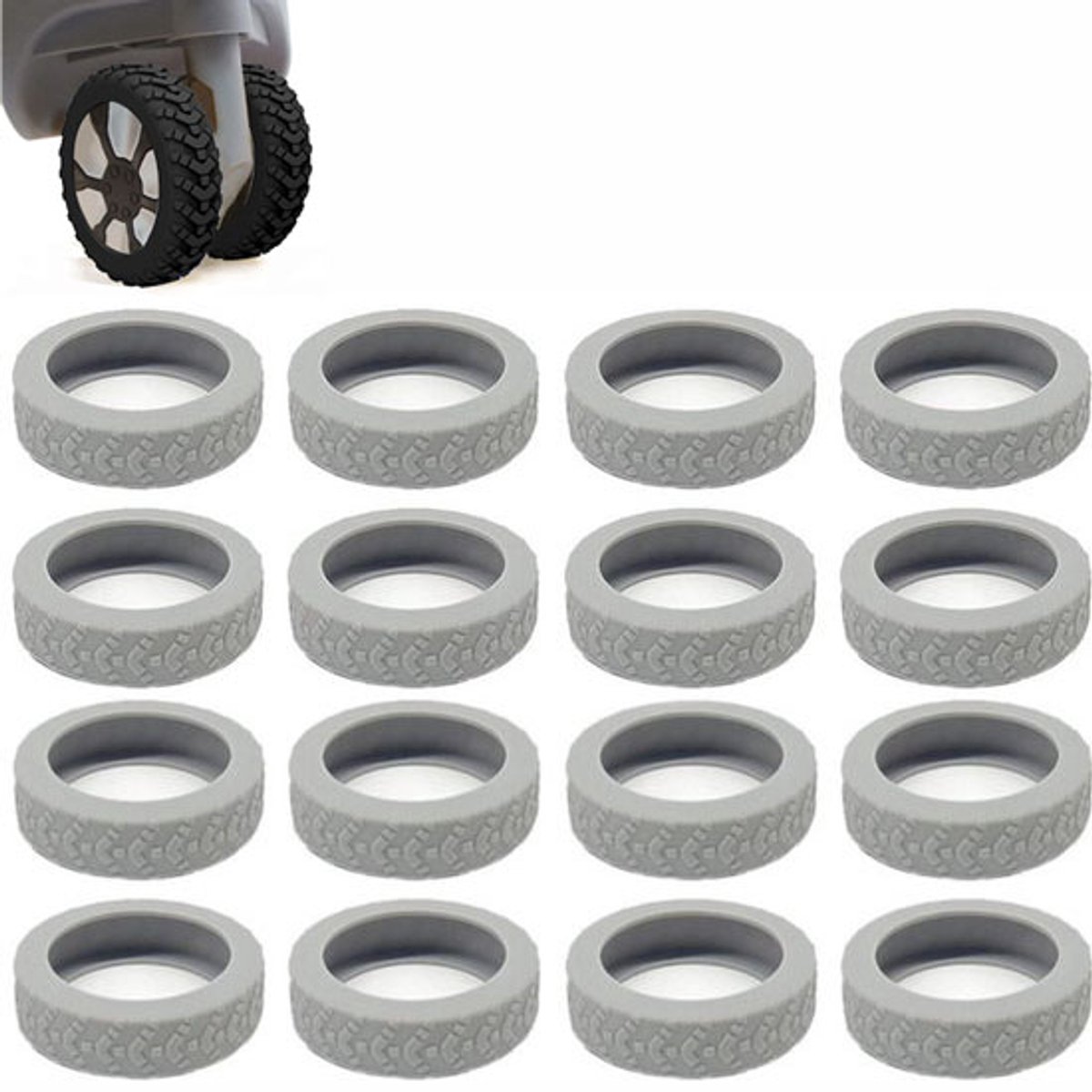16 stuks - Spinnerwielhoeze