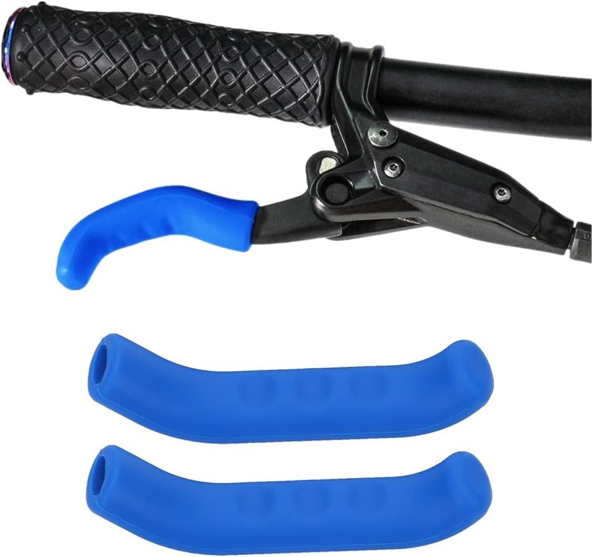 Remhendel Covers van Silicone, Antislip Beschermhoezen voor Fietsen, Grip voor Mountainbike en Stadsfiets