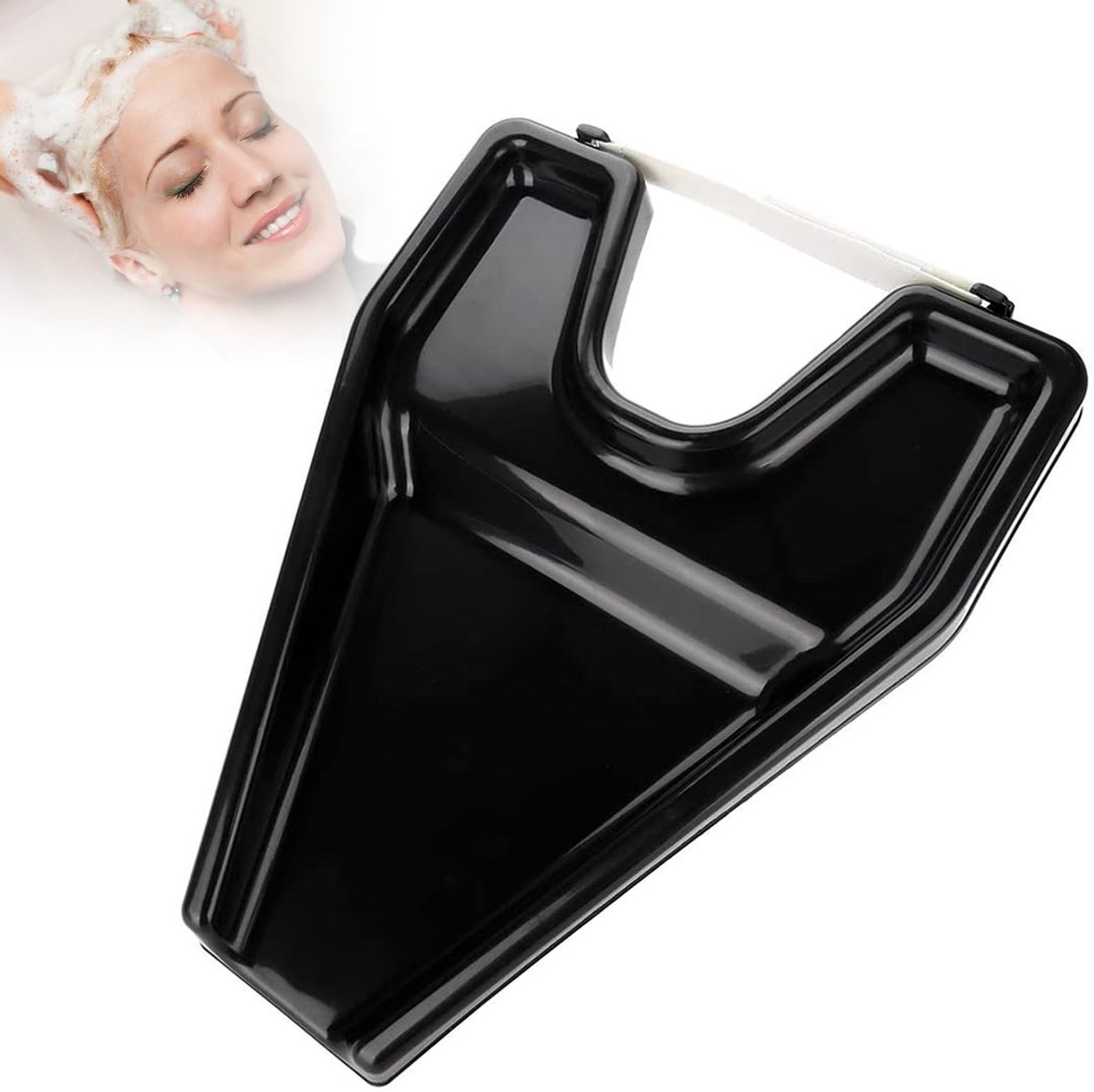 Dailygoods- Shampoo-Spoelbak Ergonomisch Design - Draagbare Haarwasbak - Direct