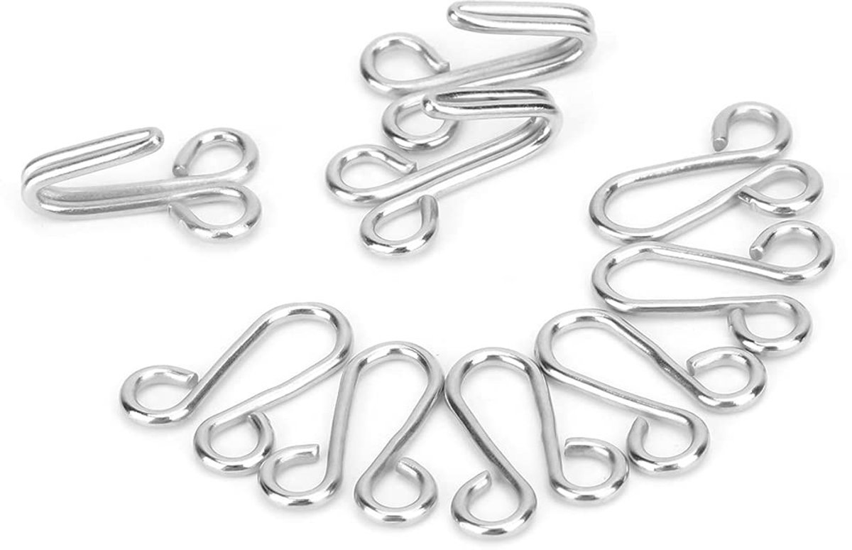 Dailygoody - Bedekte Haken en Oognaaisluiting - Bontjashaakbevestigingen - Gebruiksvriendelijk - 10 Stuks - Geschikt voor Jassen - Ideaal voor Kleding