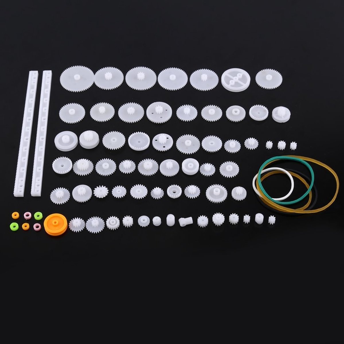 Dailygoods- Tandwielkit 75 stuks - Katrollen - Wormwielen