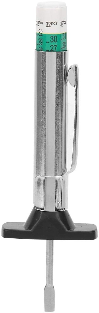 Dailygoody - Universele Banddiepte Meter - 0-25mm Auto Bandenprofiel Tester - Draagbaar en Accuraat