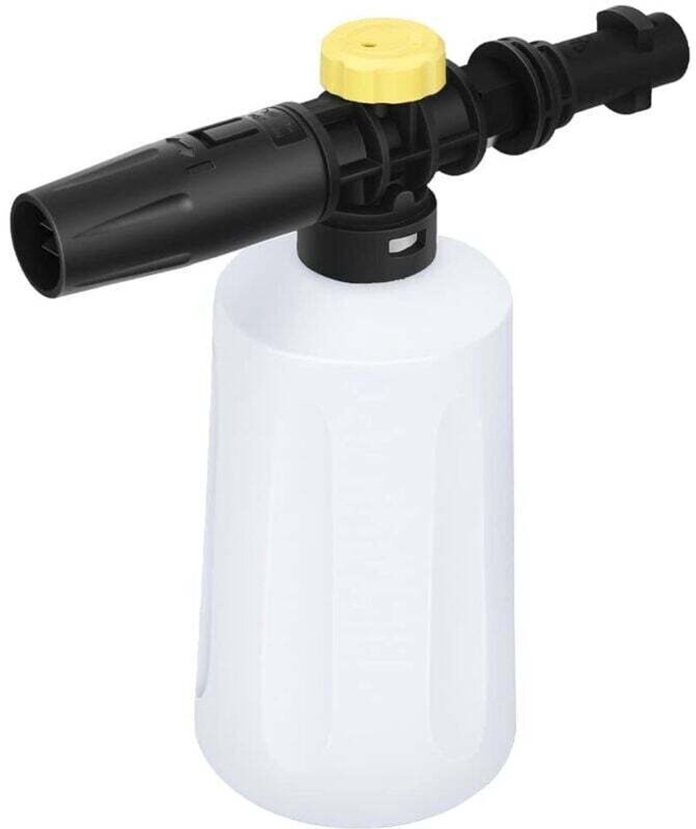 Schuimspuitpistool geschikt voor Kärcher K2 K3 K4 K5 K6 K7, 750 ml schuimspuitfles, met verstelbaar mondstuk.