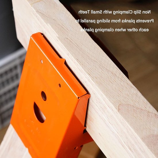 Verstelbare Zaagpaal Beugels voor Houtbewerking - 2 Stuks, 37 x 90 mm, 25° Opening Hoek, Ondersteuning voor Meubels en Decoratie — afbeelding 4