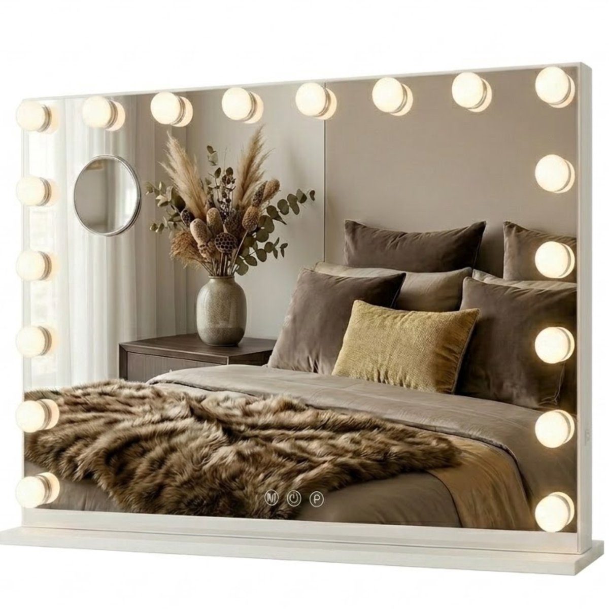 Bol.com Bayt Hollywood Spiegel met Verlichting - Make Up Spiegel met Verlichting - Spiegel met Verlichting - Hollywood Spiegel 8... aanbieding