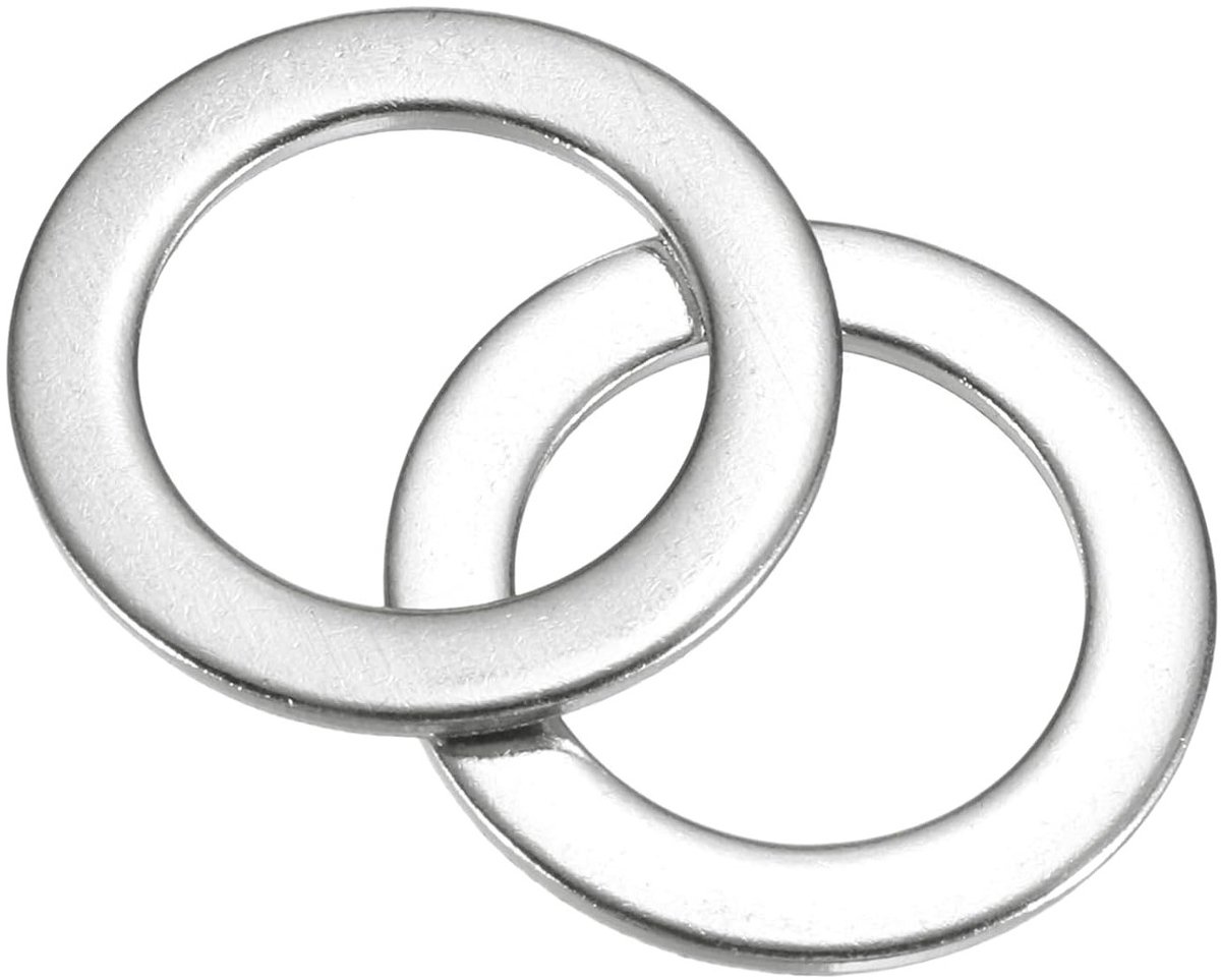 80 Stuks M12 x 18x1mm RVS Ringetjes Set, Isolatie Platte Afsluitringen voor Schroeven, Moeren en Bevestigingen