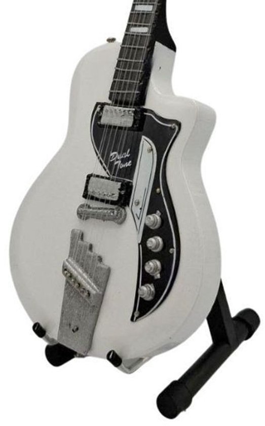 Miniatuur replica Supro Dual-Tone gitaar - David Bowie