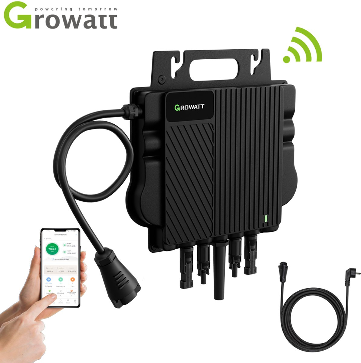 Growatt NEO 800M-X omvormer met kabel