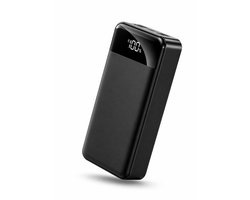 Powerbank 30.000 mAh – Snellader 22.5W – USB-C – Noodpakket - Zaklamp – Telefoon Tablet – 5x Opladen Tegelijk