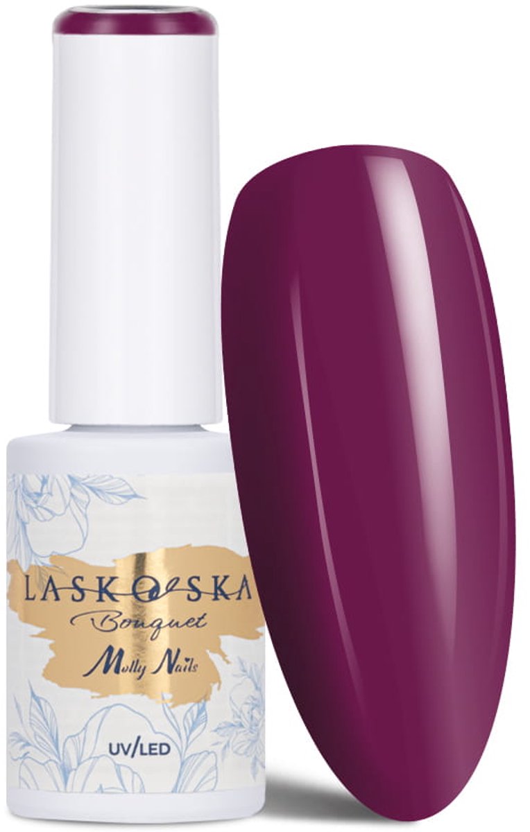 Molly Nails @Bouquet by Laskovska - Hybride LED/UV Nagellak - Amaranthus - HEMA/Di-HEMA Vrij - 7g