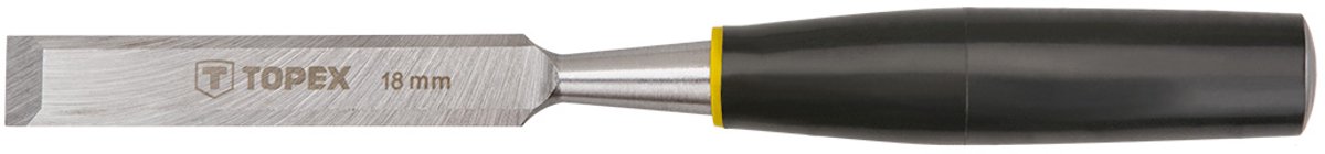 Topex - Houtbeitel - 18 mm - Ergonomische Kunststof Handgreep