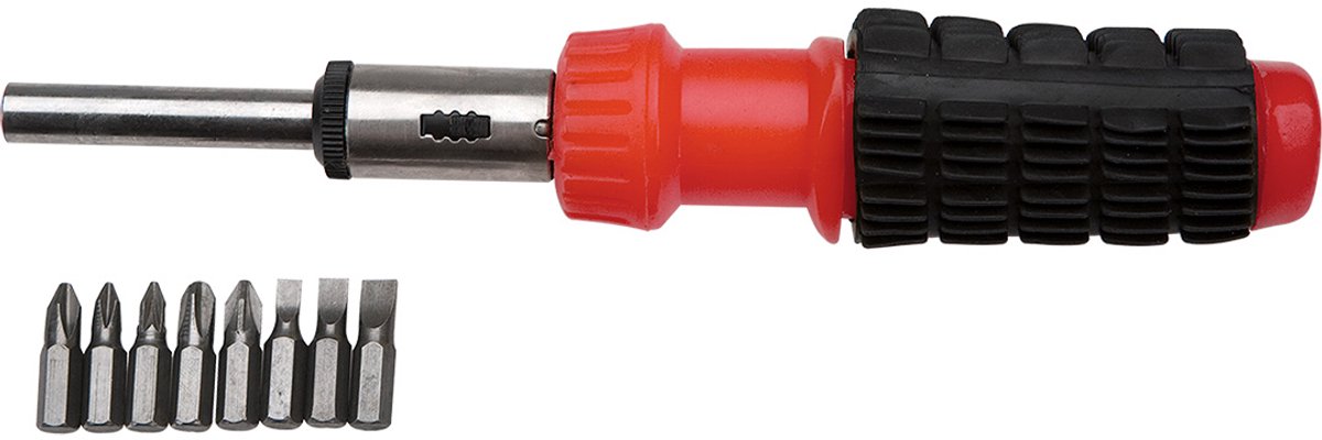Top Tools - Schroefbit Set - 9 Delig - Magnetische Houder - Ergonomische Handgreep